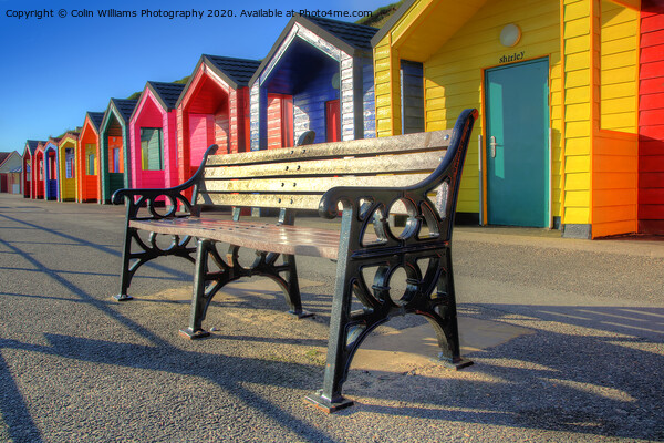 Beach huts at Saltburn-by-the-Sea 2 Picture Board by Colin Williams Photography