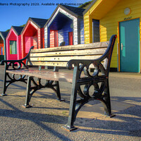 Buy canvas prints of Beach huts at Saltburn-by-the-Sea 2 by Colin Williams Photography