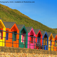Buy canvas prints of Beach huts at Saltburn-by-the-Sea 3 by Colin Williams Photography
