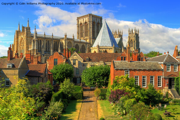 York Minster from The Roman Walls 2 Picture Board by Colin Williams Photography
