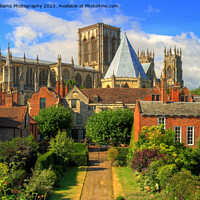 Buy canvas prints of York Minster from The Roman Walls 2 by Colin Williams Photography