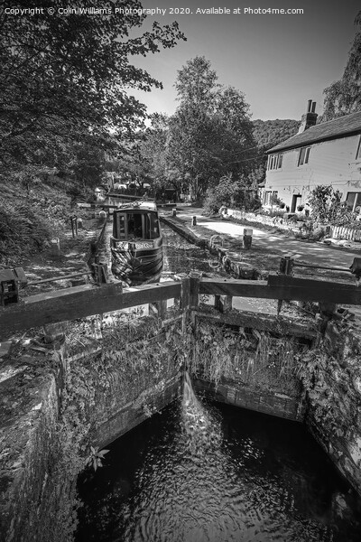 The Rochdale Canal at Hebden Bridge Picture Board by Colin Williams Photography