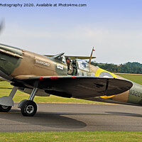 Buy canvas prints of Spitfire At Duxford by Colin Williams Photography