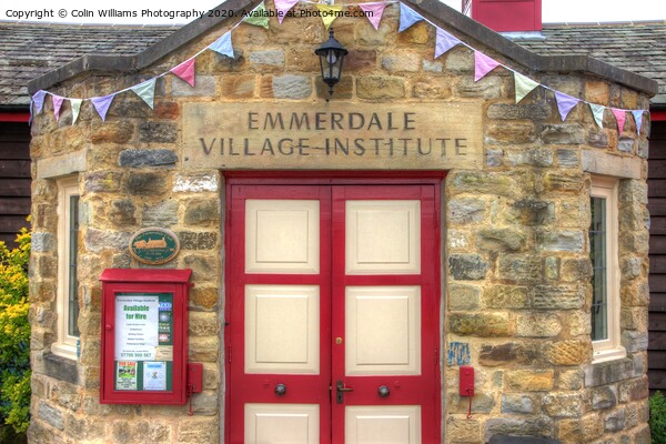 Welcome to Emmerdale Village Institute Picture Board by Colin Williams Photography