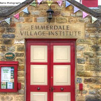 Buy canvas prints of Welcome to Emmerdale Village Institute by Colin Williams Photography