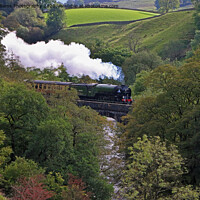 Buy canvas prints of Tornado 60163 crosses the River Ribble by Colin Williams Photography