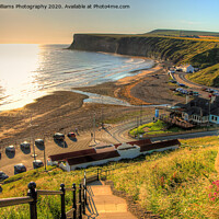 Buy canvas prints of The Path down to Saltburn Bay by Colin Williams Photography