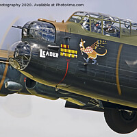 Buy canvas prints of The BBMF Lancaster take off At RIAT 2018 by Colin Williams Photography