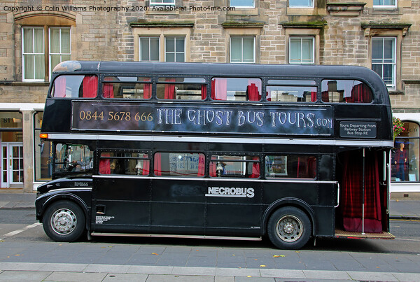  The Edinburgh Ghost Bus Picture Board by Colin Williams Photography