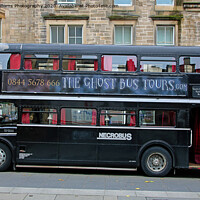 Buy canvas prints of  The Edinburgh Ghost Bus by Colin Williams Photography