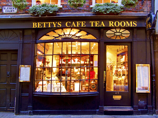 Bettys Tea Room - Stonegate York Picture Board by Colin Williams Photography