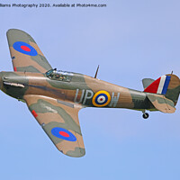 Buy canvas prints of Hawker Hurricane at The Shuttleworth Airshow by Colin Williams Photography