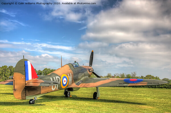 Hawker Hurricane at The Shuttleworth Airshow 2 Picture Board by Colin Williams Photography