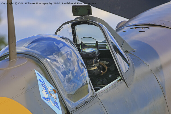 Spitfire Cockpit  Picture Board by Colin Williams Photography
