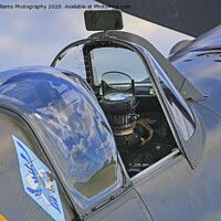 Buy canvas prints of Spitfire Cockpit  by Colin Williams Photography
