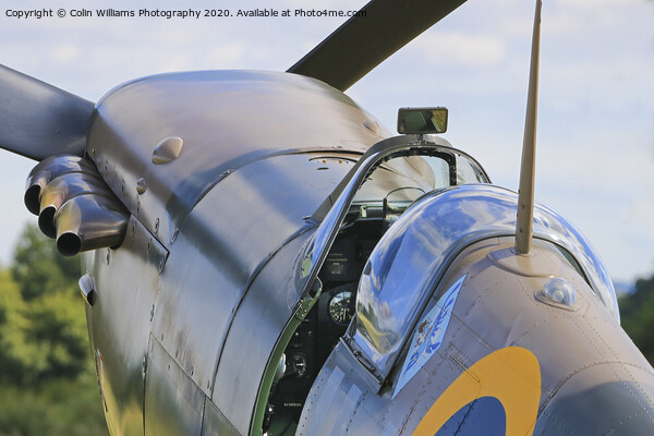 Spitfire Cockpit 2 Picture Board by Colin Williams Photography