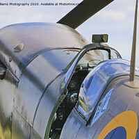 Buy canvas prints of Spitfire Cockpit 2 by Colin Williams Photography
