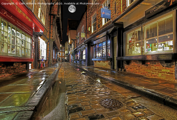 The Shambles and The Moon Picture Board by Colin Williams Photography