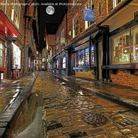 Buy canvas prints of The Shambles and The Moon by Colin Williams Photography