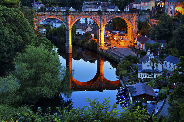 Knaresborough Reflections  Picture Board by Colin Williams Photography