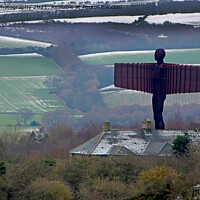 Buy canvas prints of The Angel of the North  7 by Colin Williams Photography