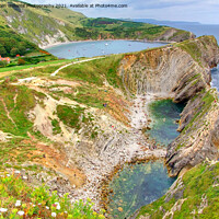 Buy canvas prints of Stair Hole and Lulworth Cove 1 by Colin Williams Photography