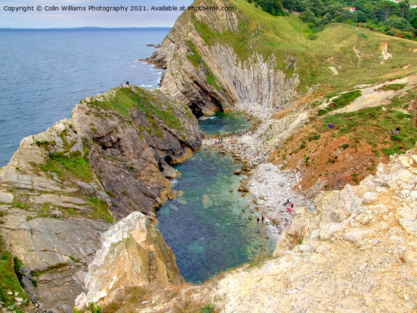 Stair Hole and Lulworth Cove 2 Picture Board by Colin Williams Photography