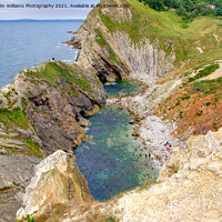 Buy canvas prints of Stair Hole and Lulworth Cove 2 by Colin Williams Photography