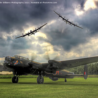Buy canvas prints of The 3 Lancasters Tour 2014 by Colin Williams Photography