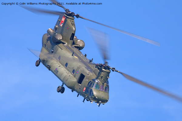 Chinook RAF 100 At Cosford Airshow 2018 Picture Board by Colin Williams Photography
