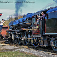 Buy canvas prints of 45212 Black 5 Steam Engine 3 by Colin Williams Photography