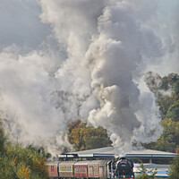 Buy canvas prints of  Black 5 Steam Engines LMS Stanier Class 5 4 6 0 by Colin Williams Photography