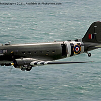 Buy canvas prints of The BBMF  Dakota DC3 At Beachy Head 2 by Colin Williams Photography