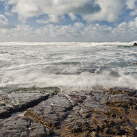 Buy canvas prints of Widemouth Beach Cornwall by Nathan Gathercole