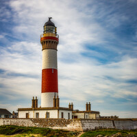 Buy canvas prints of Buchanness Lighthouse by Charles Bruce