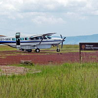 Buy canvas prints of Mara Serena Air Strip by Tony Murtagh