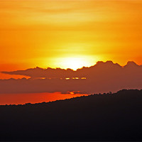 Buy canvas prints of Sunrise over Ngorongoro Crater by Tony Murtagh