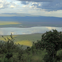 Buy canvas prints of Ngorongoro Crater by Tony Murtagh