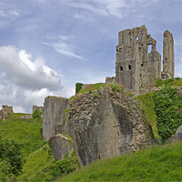 Buy canvas prints of Corfe Castle by Tony Murtagh