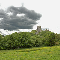 Buy canvas prints of Corfe Castle by Tony Murtagh