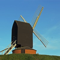 Buy canvas prints of Windmill on Brill Common by Tony Murtagh