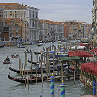 Buy canvas prints of Grand Canal from Rialto Bridge by Tony Murtagh