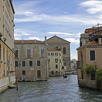 Buy canvas prints of Venetian Canal by Tony Murtagh