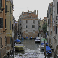 Buy canvas prints of Venetian Side Street by Tony Murtagh