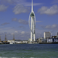 Buy canvas prints of Spinnaker Tower  by Tony Murtagh
