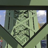Buy canvas prints of  Liberty Bridge up Close by Tony Murtagh
