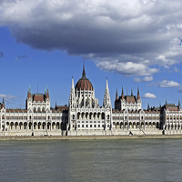 Buy canvas prints of  Hungarian Parliament Building by Tony Murtagh