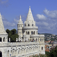 Buy canvas prints of  Fisherman's Bastion by Tony Murtagh