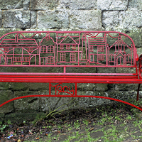 Buy canvas prints of Iron Bench by Tony Murtagh