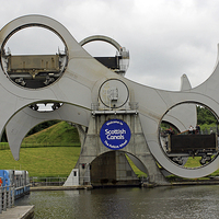 Buy canvas prints of The Falkirk Wheel by Tony Murtagh